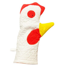 Guantes de horno resistentes al calor con diseño de gallo (2 unidades)