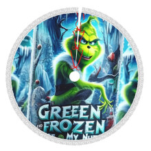 Grin-Ch Christmas Tree Skirt 48 Inch Rustic Holiday Decor