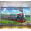 Train Party Backdrop Christmas Theme 7x10 ft 1