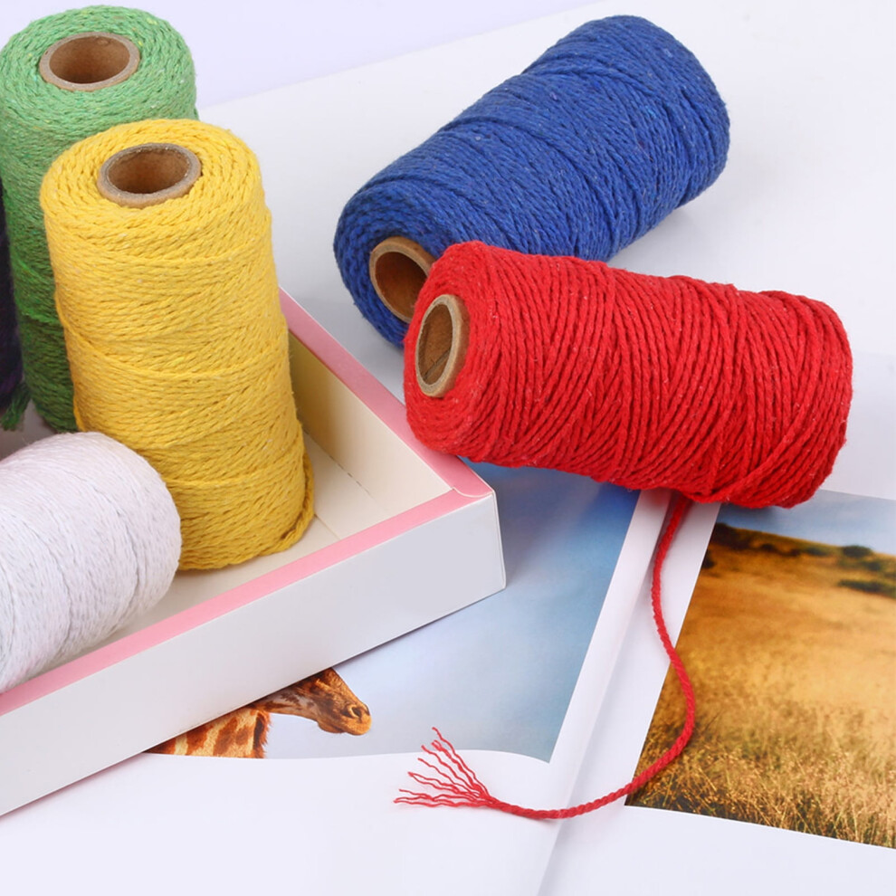 2Mm Twisted Cotton Rope 100M Roll 941196788757