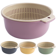 Kitchen Colander Set BPA Free 2-Piece Double Layer