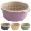 Kitchen Colander Set with Bowl Strainer 2 pcs 1