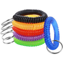 Stretch Wrist Coil Keychain 6 Colors