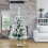 Infidev Flocked PVC Christmas Tree 90cm with Adjustable 1