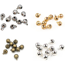Mini bell charm for jewelry making 120 pcs