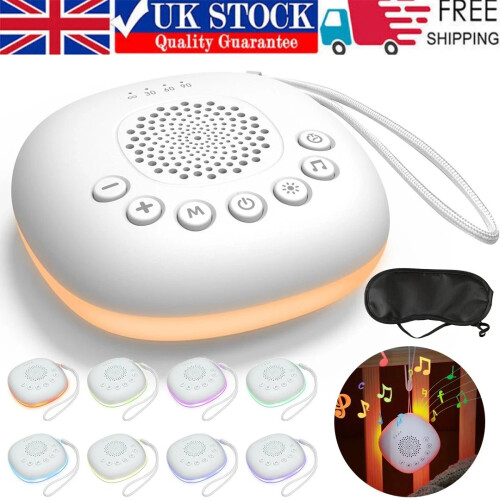 Portable White Noise Sound Machine 20 Sounds UK