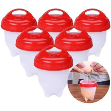 Silicone Egg Poacher Set 6-Piece