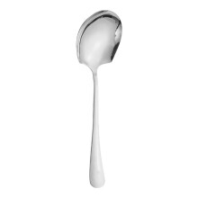 Cuillère à soupe ronde en acier inoxydable (1 pièce)