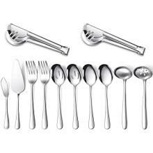Set da portata in acciaio inox da 12 pezzi