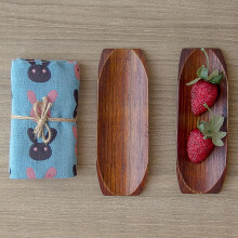 Bambus sushibrett lysebrun 17x6x1,5 cm