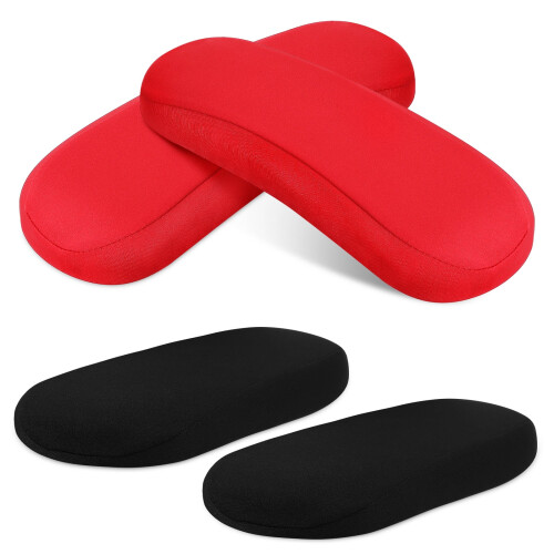 4er-Pack Armlehnenbezüge für Bürostühle, Polyester