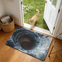 Tapis de porte 3D absorbant et antidérapant 40 x 60 cm