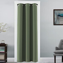 Cuirtín Doras Dorcha Cré-umha Glas 42x80in 1 Painéal