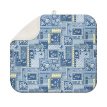 Tapis égouttoir de cuisine à motif floral 40 x 45 cm