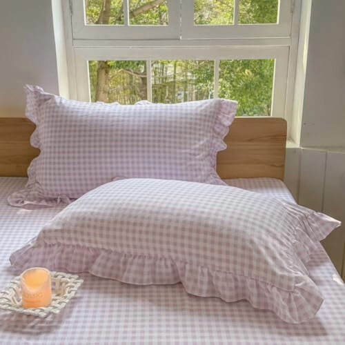 Fronhas King Gingham, 50x90cm, Conjunto com 2