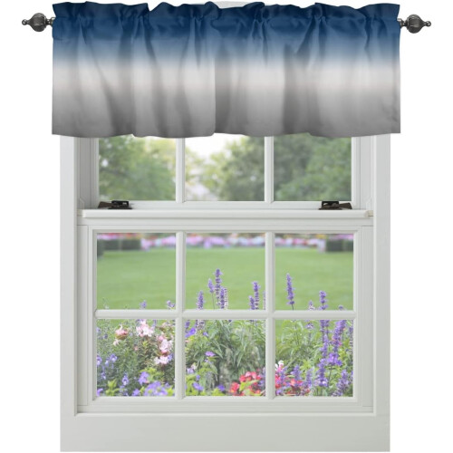 Gulgrå Ombre-kappe 135 x 43 cm polyester stanglomme