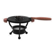 Ensemble de 3 pièces de four portable en fer pour faire fondre la cire