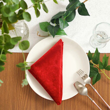 5-pack 20" x 20" sammetsfestservetter