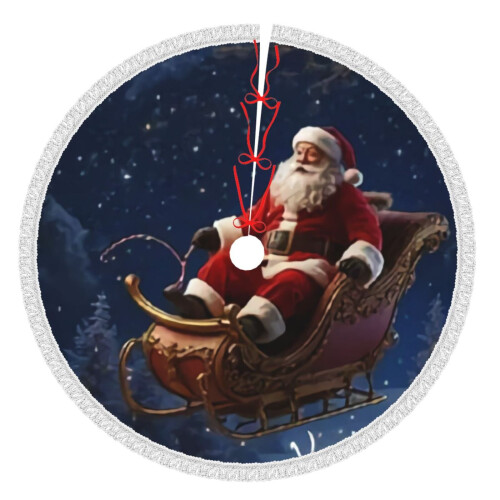 Christmas Tree Skirt 48 Inch Rustic Holiday Decor
