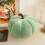 Coussin décoratif citrouille 18 cm en peluche 1