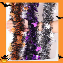 pendentifs en plastique coloré en forme de crâne d'Halloween