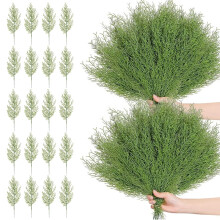 Artificial Pine Branches Green 20 Pcs 13.4 Inch