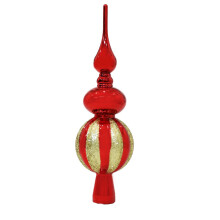Étoile décorative en plastique pour sapin de Noël (1 pièce)