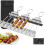 3-Wege-Grillspieße aus Edelstahl mit Griff 1