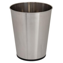 Poubelle ronde en acier inoxydable de 5 litres