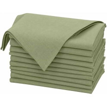 Servetter i linne och bomull, 12-pack, 50x50 cm