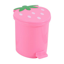 Press-Type Wastebasket for Office Bedside Home Car Use