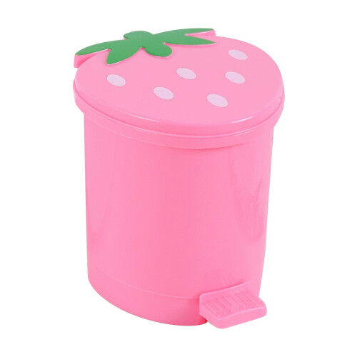 Press-Type Wastebasket for Office Bedside Home Car Use