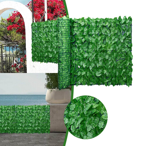 Kunstig vedbend hegnsskærm 1,2 m x 2,4 m