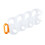 Refrigerated Can Rack Orange Drink Organizer Shelf 1