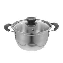 Stainless Steel Stockpot with Double Handles 4 Quart