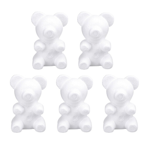 Foam Bear Mould for DIY Craft 20cm 5pcs