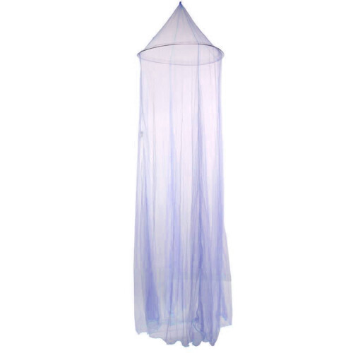 Baldaquin élégant en forme de dôme – Maille 99 % transparente, bleu