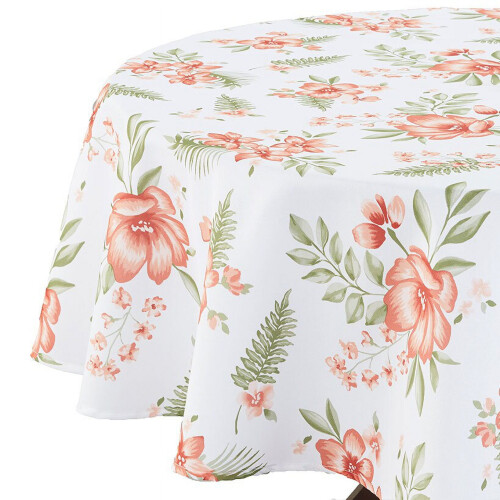 Round Polyester Tablecloth 60" with Umbrella Hole