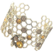 Bienenarmband für Damen, verstellbares offenes Armband, 1 Stück