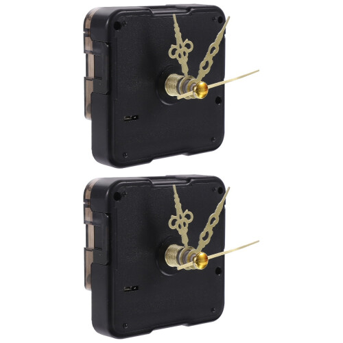 Kit de mécanisme d'horloge murale avec aiguilles – 2 jeux