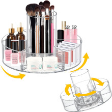 Drehbarer Make-up-Organizer mit 6 verstellbaren Fächern