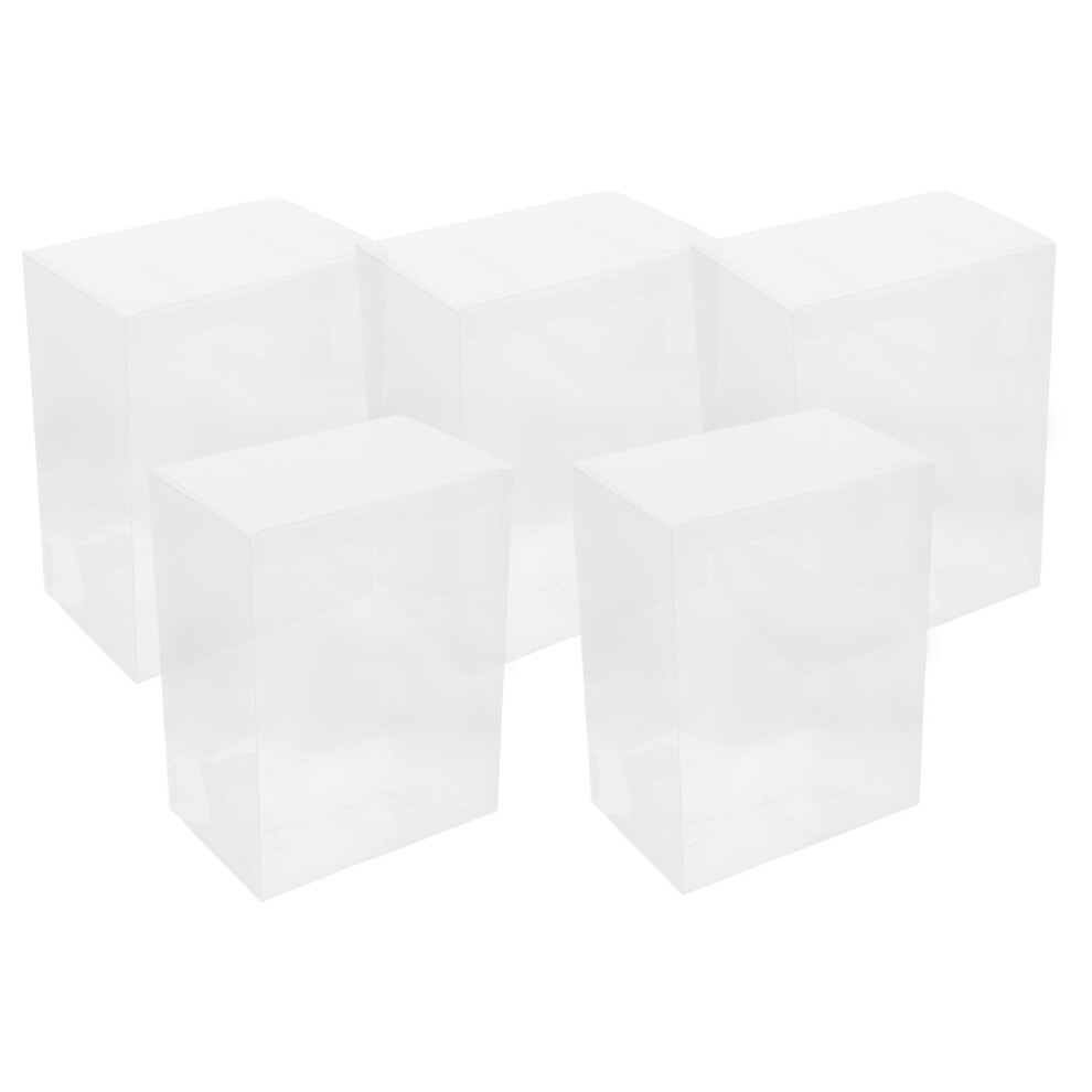 5-Piece Transparent Stackable Display Box