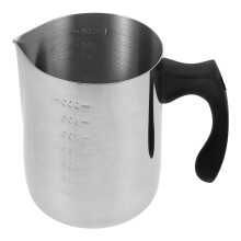 Viaszolvasztó pohár fogantyúval, rozsdamentes acél és műanyag, 900ml