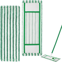 Lot de 2 lingettes de balai en microfibre pour balai à franges Libman Wet & Dry
