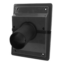 HVAC-Wand-Split-Klimaanlage-Leitungssatz-Abdeckungsset 2,36 Zoll Grau