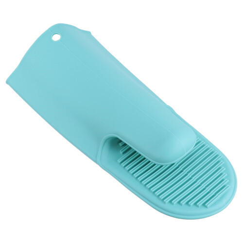 Guantes de silicona para horno con forro de algodón, 1 par 2