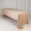 Toalha de mesa retangular em cetim nude Lamour, 152 x 320 cm (60 x 126 polegadas) 4