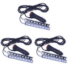 3Stk Flexible Auto Innenraum Streifen Licht Neon Atmosphärenlampen