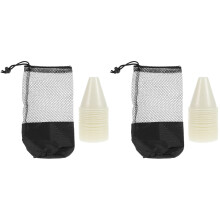 2Sets Pe Sports Kegel Weiß Windfest Und Leuchtend Für Skating
