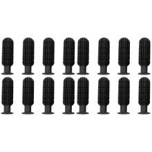 16Pièces Poignées De Football De Table Noir Grip Durable En Caoutchouc